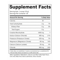 Aeglewell Créatine Monohydrate Électrolytes Poudre d'Hydratation 300g Saveur Citron Menthe Vodka Sans Alcool Force Puissance Performance