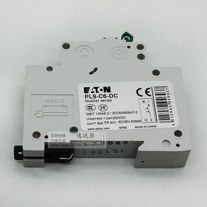 อีตัน มอยเอลอร์ PL9-C6-DC เบรกเกอร์ขนาดเล็ก 1P 6A DC MCB แบบ C Curve ติดตั้งบนราง - Product Image 1