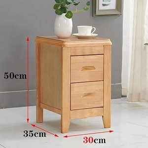 Premium Kwaliteit Massief Hout Slaapkamer Bed Hout Nachtkastje Met Laadstation - Product Image 3