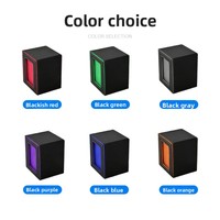 Boîte de rangement pour cartes en cuir PU, personnalisable, pour jeux de table, porte-cartes de jeu, TCG, logo personnalisé, vente en gros