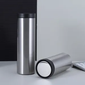 2023 New Arrival Keep Hot And Cold 500ml Water Bottle Press The Lid To Release Water Vacuum Flask