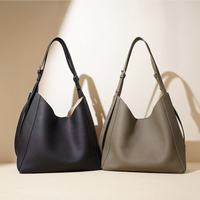 Sac fourre-tout bandoulière en cuir véritable pleine fleur pour femme, doublure polyester imperméable, motif bonbon tendance, été automne