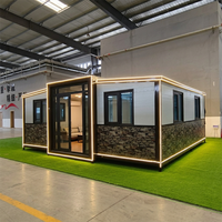 Rumah Kontainer Prefabrikasi yang Dapat Diperluas, Mewah, Modern, Dapat Disesuaikan, Hunian Modular, Kantor, Villa, Mudah Dipasang, Flatpack