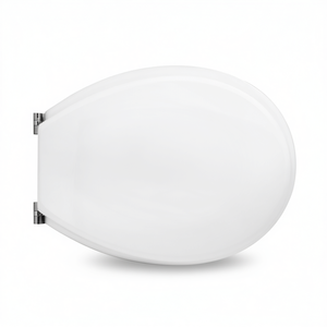 Asiento de inodoro para Pozzi Ginori Ipsilon Form 1, blanco, con bisagras de expansión en forma de C, 53 cm de longitud - Product Image 3