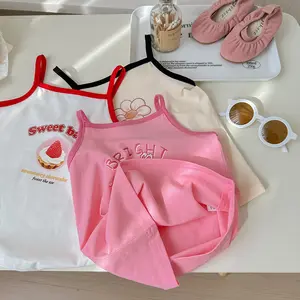 Trung Quốc mua sắm nền tảng trẻ em cô gái quần áo cotton vải mềm respirable yếm trong