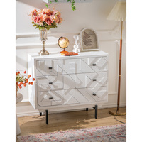 Meuble de rangement en bois massif de style nordique moderne simple, armoires de rangement blanches cintrées, meubles de maison pour le salon, entrée