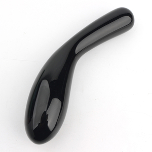 प्राकृतिक रोज क्वार्ट्ज क्रिस्टल वक्र Dildo मालिश योनि की छड़ी - Product Image 4