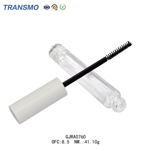 Tubes de mascara en verre vides de luxe de 6,5 ml avec logo personnalisé, emballage écologique avec brosse, fermeture à vis et bouchon à couronne - Product Image 1