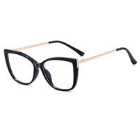 Monture de lunettes pour filles TR90, anti-lumière bleue, miroir plat, couleur unie, monture tendance, vente en gros