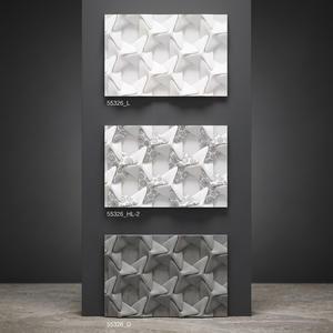 Porcelanato Cerámico Brillante con Patrón Hexagonal de Alta Resolución, 300x450mm, Esmaltado, 3D, Impermeable, para Baño y Exteriores, Superventas - Product Image 4