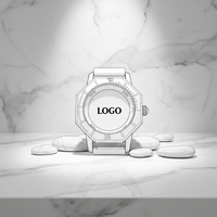 Montre de luxe professionnelle personnalisée en alliage de zinc, design respirant réglable, chanfreinage diamanté, boucle en acier inoxydable haut de gamme