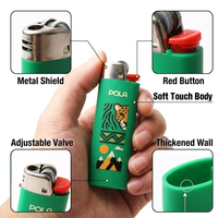Briquet jetable classique INMETRO - Cadeaux d'affaires, briquet en plastique doux au toucher avec 3 000 allumages, vente en gros au Brésil