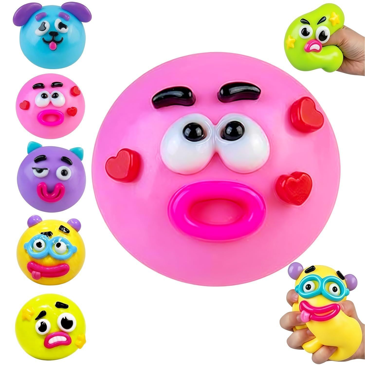 Pink quirky dog-10cm