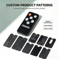 Télécommande infrarouge anti-choc à code fixe KEYUAN TY-21K - Design ultra-fin, portée de 20 m, piles AAA, 4 boutons, matériau ABS