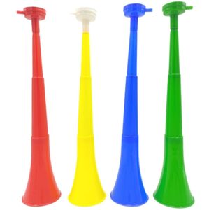 Cuerno de estadio plegable de 24 pulgadas Vuvuzela, cuerno de <span class=keywords><strong>trompeta</strong></span> de plástico, ruidosos, sonido fuerte, cuerno de alegría de fútbol para eventos deportivos - Product Image 5