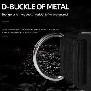 Grueso básico acolchado pequeño grande táctico a prueba de explosiones personalizado aventura al aire libre collar de perro táctico con accesorios de mango - Product Image 4