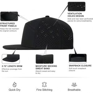 High Quality Hip-Hop With Custom Embroidery Logo Fitted Unisex Wholesale Flat Waterproof and Sunshade <b>Baseball</b> <b>Cap</b> - Product Image 4