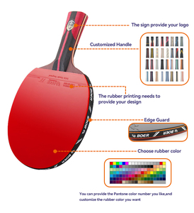 <span class=keywords><strong>Raquette</strong></span> de tennis de table 3 étoiles, ensemble de raquettes de <span class=keywords><strong>ping</strong></span>-<span class=keywords><strong>pong</strong></span>, plateau de tennis de table pour l'entraînement - Product Image 6