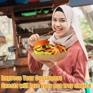 กล่องกระดาษคราฟท์กล่องใส่อาหารติดกล่องอาหารมีปีกนักเก็ตไก่ทอดฝรั่งเศสแบบปรับแต่งได้ - Product Image 4