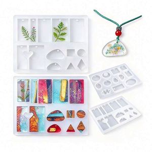 TOYSRUNNER Kit de Joyería de Resina DIY, Resina Transparente de Curado Rápido con Luz UV, Moldes de Silicona, Láminas de Purpurina, Flores, Colgantes, Llaveros - Product Image 1