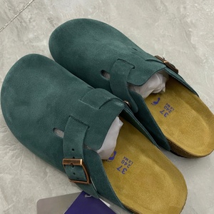 Birkenstocks allemands en liège à bout rond, orthopédiques avec soutien de la voûte plantaire, confortables, unisexes, respirants, légers, à enfiler, semelle plate - Product Image 1