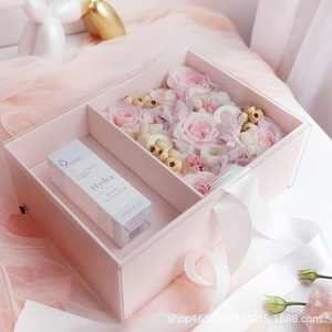 Rose Flower Love Letter Box Mother's Day Gift Carnation Soap Flower Gift Box Custom luxury packaging Soap