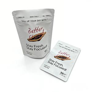 2026 New Custom Logo Gravure Printing Zipper Stand Up Pouch Food Doypack Packaging Bag