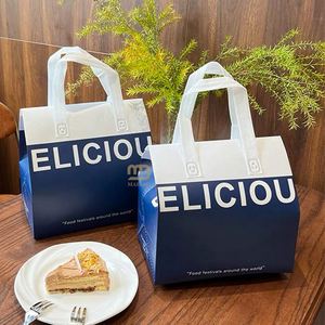 Customized Logo <b>Disposable</b> Lunch Thermal Insulated Cooler Food Bag Ultrasonic Sealing <b>Aluminum</b> <b>Foil</b> Coated Recyclable for Cake - Product Image 4