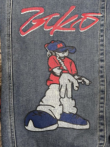 กางเกงยีนส์ทรงขาบานสไตล์สตรีทแวร์ลำลองลายกราฟิกฮาราจูกุกอธิคพิมพ์ลายยีนส์เรโทรทรงหลวมสไตล์วินเทจ Y2k กางเกงคาร์โก้สำหรับผู้ชาย - Product Image 6