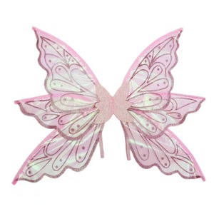 Nuovi Arrivi per Halloween e Natale: Ali di Fata in Plastica Colorate a Sei <span class=keywords><strong>Pezzi</strong></span>, Design a Farfalla ed Elfo per Feste e Spettacoli - Product Image 4