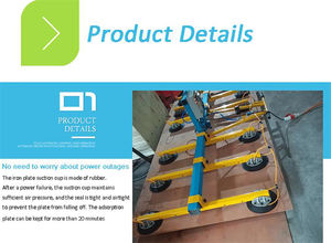 Precio barato mano mármol ventosa elevador de vacío para placa de metal - Product Image 2