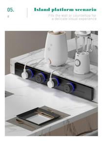 Sanshe 다기능 8000W 고출력 스마트 홈 지능형 패션 플러그 소켓 레일 콘센트 전원 트랙 소켓 - Product Image 6