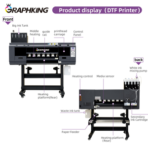 Graphking Cavas Bag camiseta DIY Xp600/i3200 DTF impresora Xp600/i3200 cabezal <span class=keywords><strong>de</strong></span> impresión DTF transferencia PET película vinilo impresoras digitales - Product Image 5