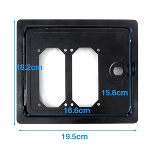 Caja de Seguridad Metálica Negra con Cerradura de Apertura Frontal para Monedas, para Consolas de Juegos, Máquinas Expendedoras y Cabinas de Arcade - Product Image 4