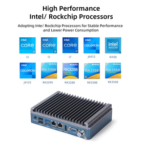 <strong>Os</strong> Industrial Edge Computing <strong>Embedded</strong> Computer DDR4 M.2 SSD Tiger Lake-U 11th Celeron J6412 2*LAN 4G Fanless Stock - Product Image 5