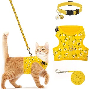 Cross Border Best Selling <strong>cat</strong> <strong>Harness</strong> with Anti Pull Leash Breathable Pet Chest <strong>Harness</strong> - Product Image 6