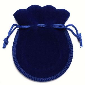 Sacs en velours en gros avec cordon de serrage, pochettes à bijoux en forme de gourde pour bracelets, sacs cadeaux en suède doux - Product Image 6
