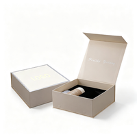 Caja de Cartón Magnética Roja Oscura para Regalo con Solapa Magnética, Embalaje de Papel Rígido Ecológico, Caja Plegable