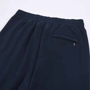 Dropshipping <b>Slim</b> Fit Workout Sweatpants Flat Front Side Zipper Pockets 100 Cotton Men's <b>Jogger</b> Pants - Product Image 1