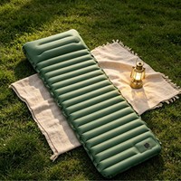 Matelas de camping tubulaire gonflable en nylon et TPU, épaisseur 10 cm, haute valeur R, chaud