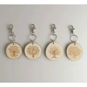 Portachiavi in legno VAIA sostenibile gadget ecologici - Product Image 1