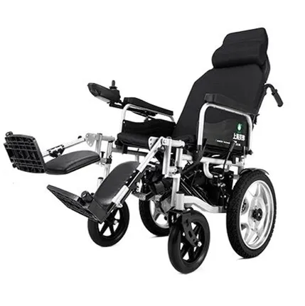 Poggiapiedi rimovibile sedia a rotelle pieghevole elettrica con commercio all'ingrosso CE sedia manuale sottile con schienale alto letto per sedia a rotelle affidabile