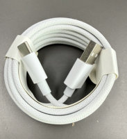 Kabel USB A ke C Premium 1m 3FT 60W 3A PD Pengisian Cepat dengan Pelindung Anyaman untuk Ponsel & Power Bank