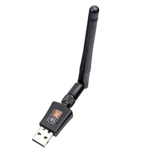 Tarjeta de red Lan inalámbrica de doble banda de 600mbps, tarjeta de red inalámbrica con antena Usb, adaptador Wifi Usb, 2,4/5,8 ghz