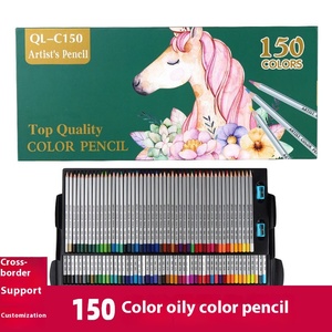 Juego al por mayor de 150 piezas de lápices de colores al óleo hexagonales certificados EN71, 150 colores, lápiz de arte, <span class=keywords><strong>material</strong></span> de papel para pintar - Product Image 3