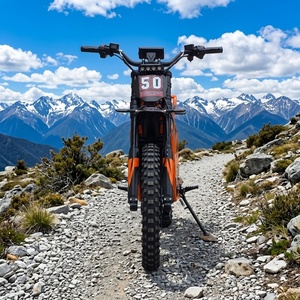 Motocicleta Todoterreno de 72V con Autonomía de 120KM, Motor sin Escobillas de 10000W para Aventuras Extremas, HCBK-X50 se Suministra Estándar - Product Image 2