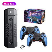 J X2 Ultra Game Stick Bleu 2.4G Contrôleur de jeu sans fil 4K Consoles de jeu vidéo rétro TV Classic 64GB 30000 Jeux pour Psp