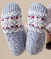 Chaussettes-pantoufles d'intérieur chaudes et épaisses en polaire de mouton avec semelle antidérapante et motif ethnique pour homme et femme, collection 2026