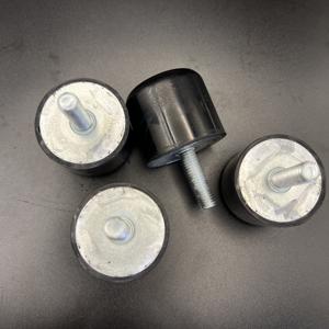 Support en caoutchouc haute élasticité absorbant les chocs, résistant à l'huile, isolateur de vibrations avec <span class=keywords><strong>goujon</strong></span> pour pompes et machines industrielles - Product Image 3