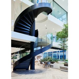 Bâtiment moderne Hauts Originalité En Acier Structure En Bois <span class=keywords><strong>Escalier</strong></span> Marchepied Antidérapant Fer Art Décoration <span class=keywords><strong>Escalier</strong></span> En Métal <span class=keywords><strong>Escalier</strong></span> En Colimaçon - Product Image 1